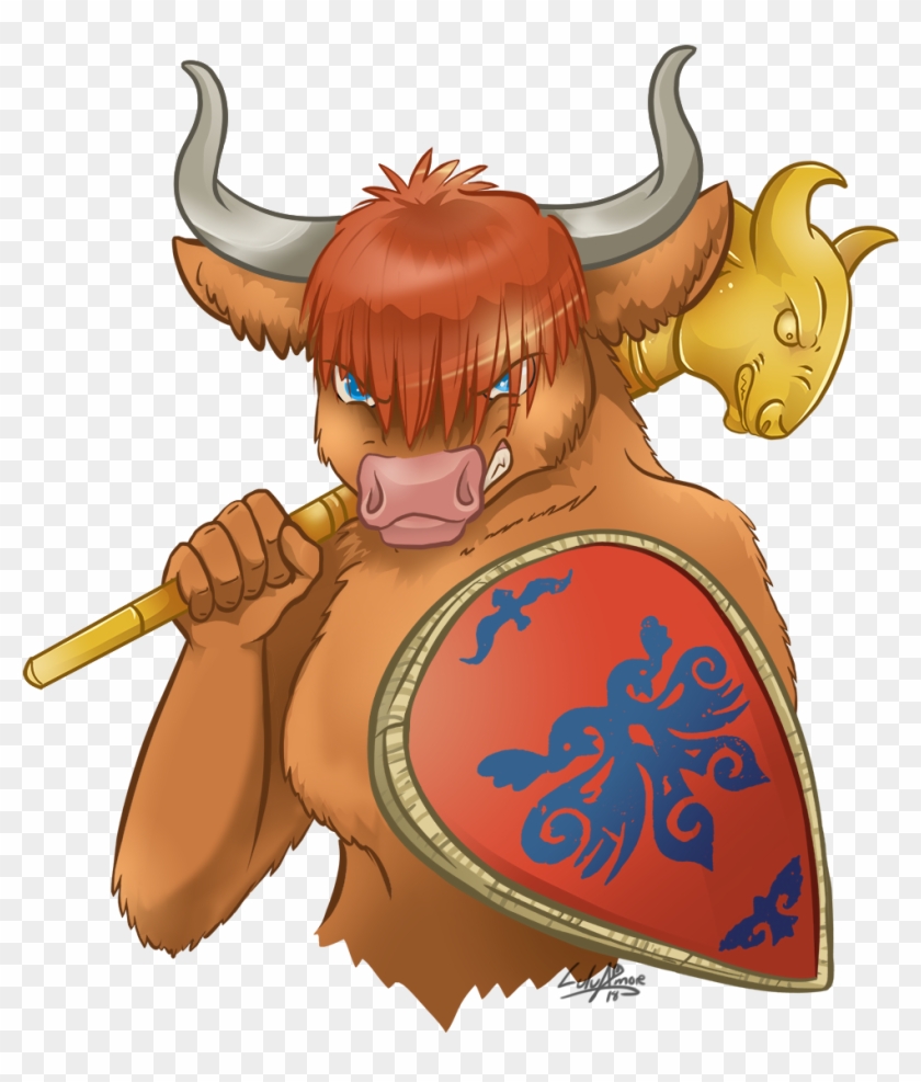 Highland Cow Warrior Com - Web Browser #332840