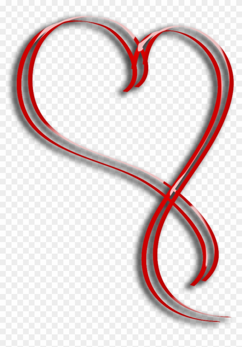Heart Ribbon Clip Art - Heart Ribbon Clip Art #332892
