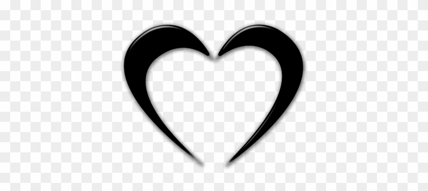 Black Heart Transparent Background - Heart #332897