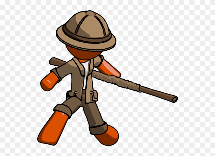 Orange Explorer Ranger Man Cartoon Free Transparent Png Clipart Images Download