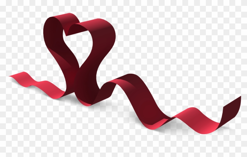 Heart Ribbon 3050*2050 Transprent Png Free Download - Heart Ribbon 3050*2050 Transprent Png Free Download #333047