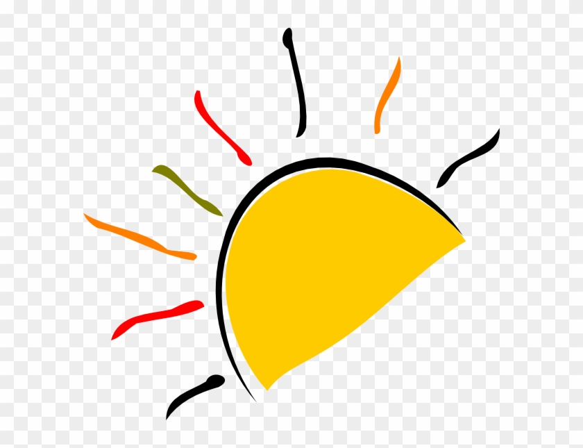 Clipart Info - Half Of A Yellow Sun #332978