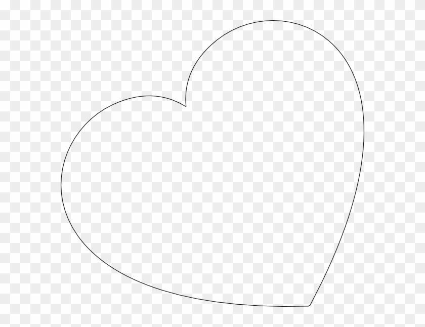 Big Heart Template - Heart Outline With Transparent Background #332991