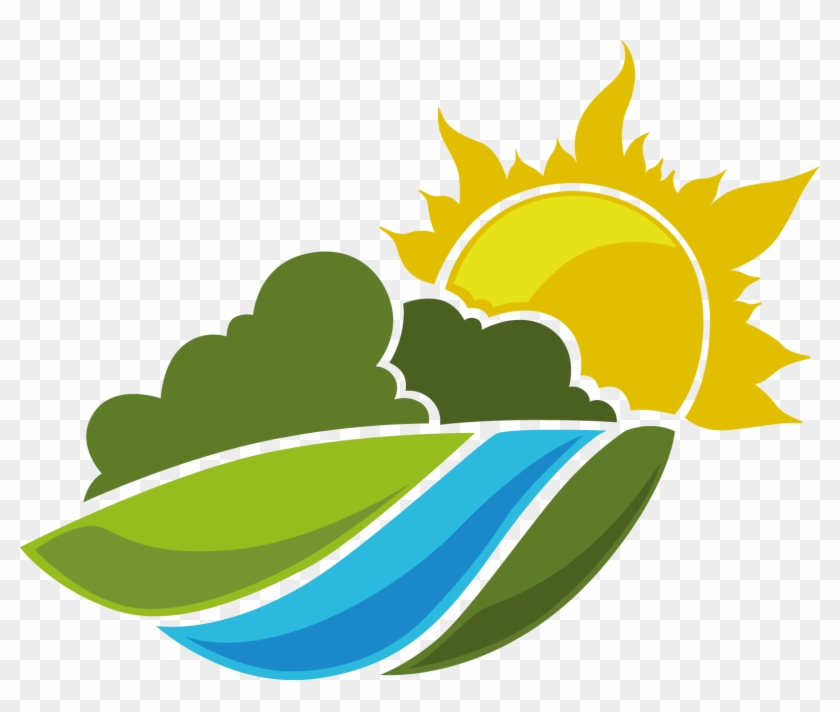 Landscape Logo Landscaping Clip Art - Sol Nas Montanhas Desenho #333021