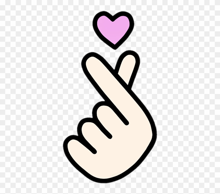 Fingerheart Korean Kpop Kdrama Heart Love Iloveyou - Heart Sign In Korea #333015
