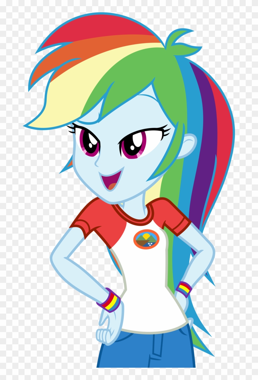 Mlp Eqg 4 Rainbow Dash Vector - Rainbow Dash Legend Of Everfree #333084