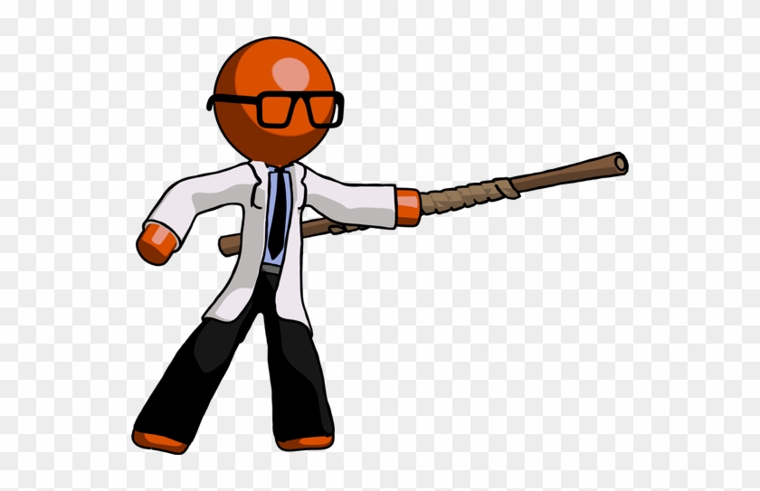 Orange Doctor Scientist Man - Kung Fu #333089