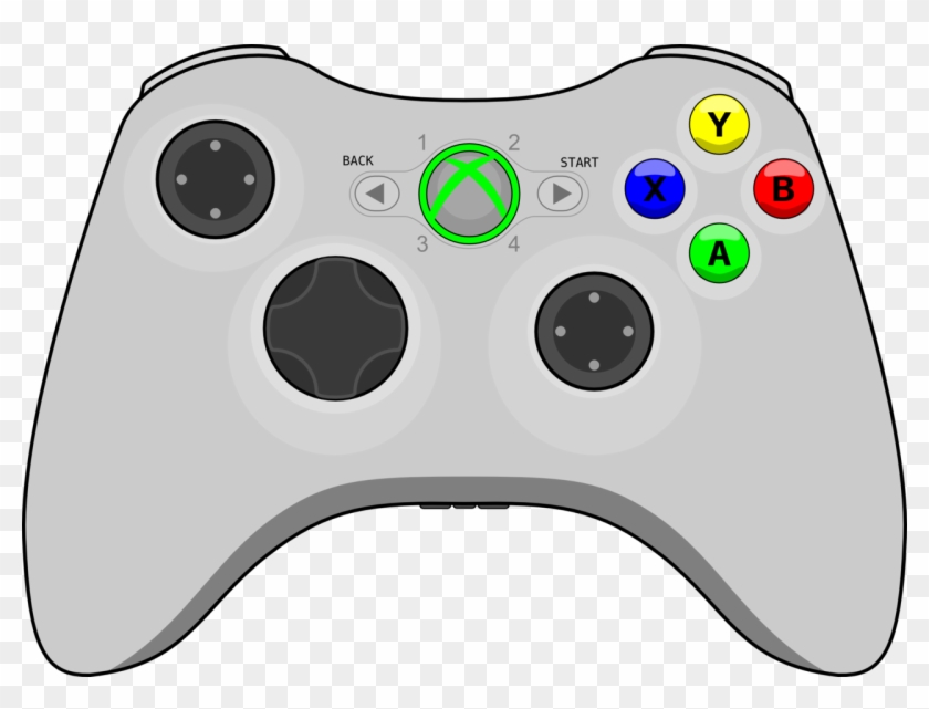Xbox Controller Transparent Background Png Mart Rh - Xbox 360 Controller Clip Art #333108
