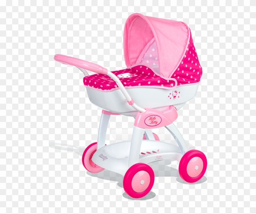 Но Чтобы Не Пришлось Нести Игрушку Постоянно В Руках, - Smoby Landau Hello Kitty, A Partir De 18 Mois. Robuste #333199