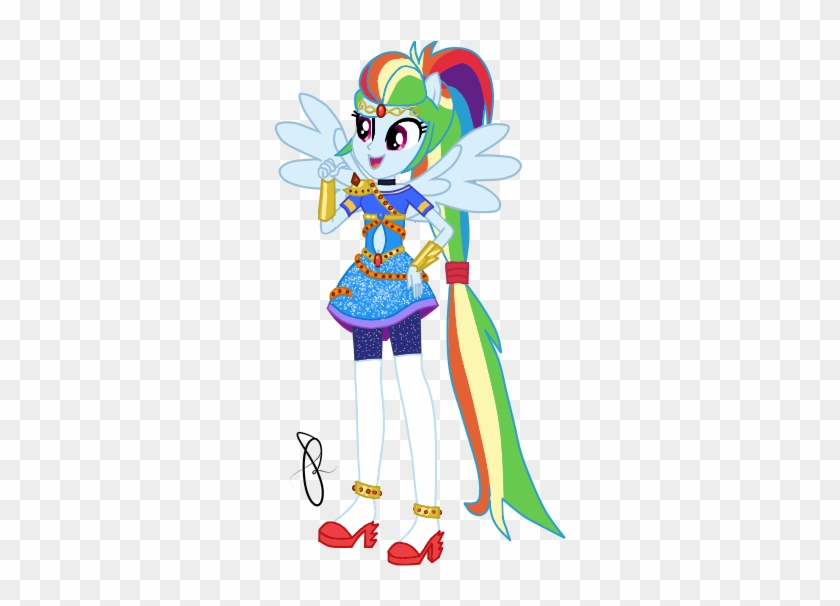 Ilaria122, Clothes, Cute, Dress, Element Of Loyalty, - Mlp Ilaria Rainbow Dash #333235