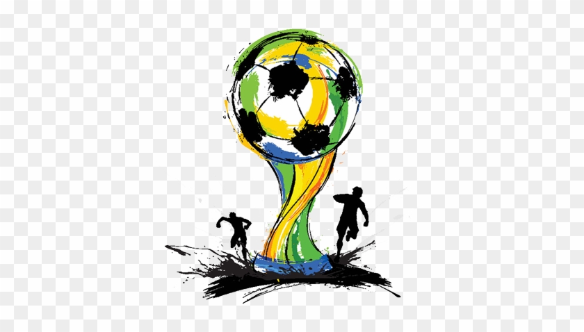 Football Clipart Free Vectors Download - World Cup Trophy Cartoon #333236