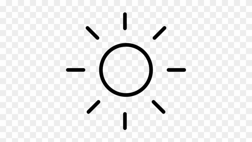 Sun Beaming With Light Rays Vector - Sonne Vektor #333242