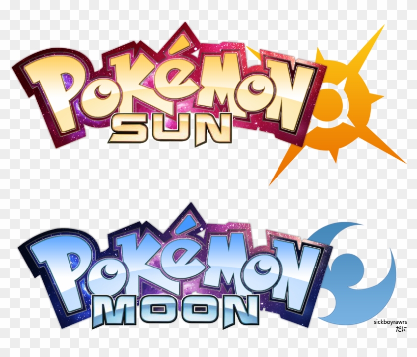 Pokemon Sun Moon By Sickboyrawrs Pokemon Sun And Moon Anime Logo Free Transparent Png Clipart Images Download