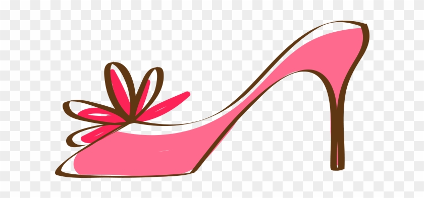 Pink High Heeled Footwear Shoe Clip Art - Pink High Heeled Footwear Shoe Clip Art #333303