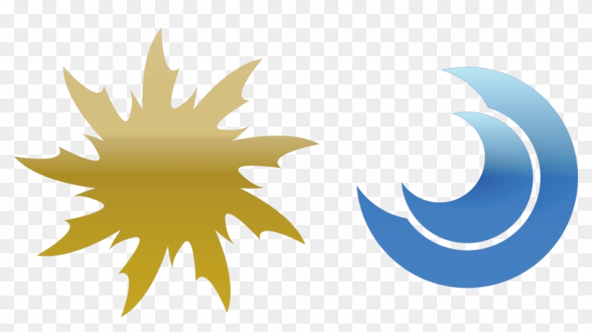 Sun And Moon Logo By Thenemetrix - Sun And Moon Logos #333343