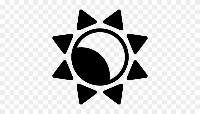 Sun And Moon Vector - Moon And Sun Png #333399