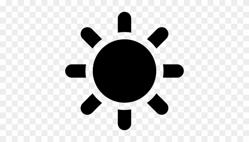 Sunny Day Or Sun Weather Vector - Vector Graphics #333417