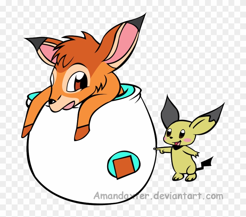 Bambi And Pichu Pc By Amandaxter - Cartoon #333512