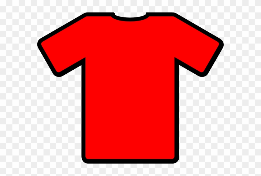 Red Tshirt Clip Art At Clker - T Shirt Clip Art #333561