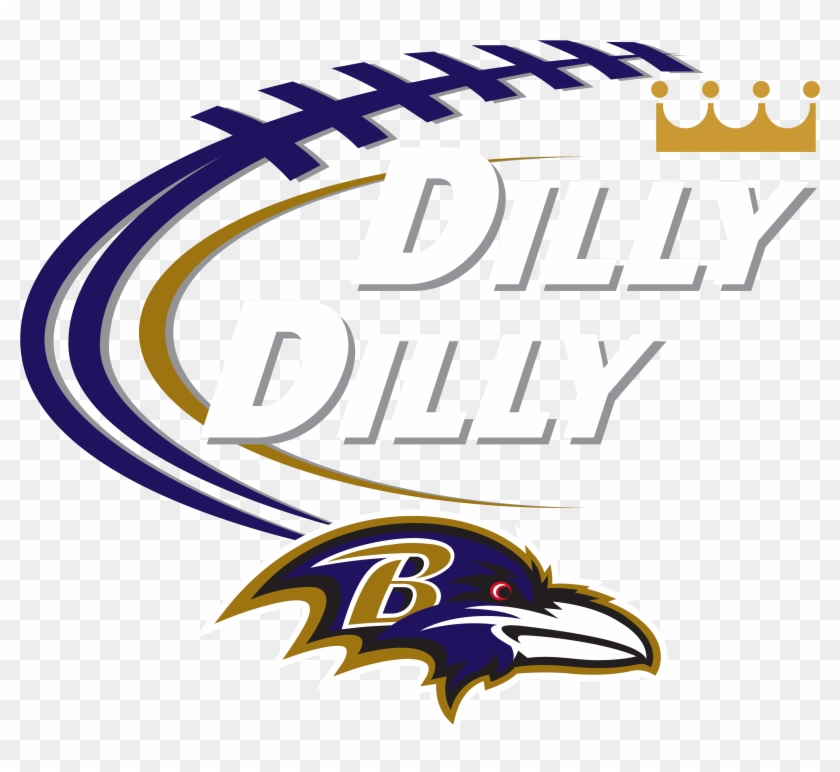 Dilly Dill Men's T-shirt - Baltimore Ravens Logo Png #333572