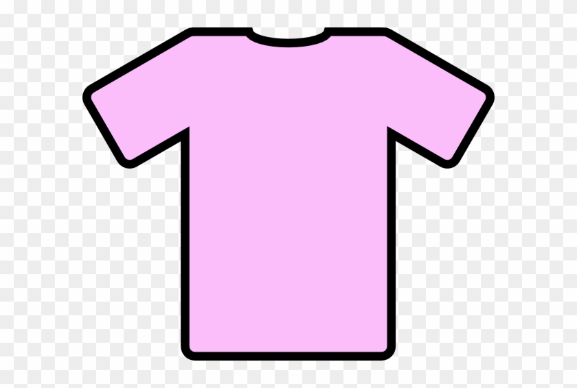 Light Pink Shirt Clip Art At Clker - T Shirt Clip Art #333574