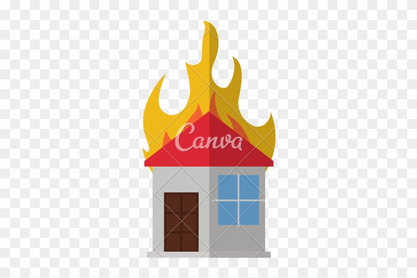 Pin House Fire Clipart - Vector Graphics #333608