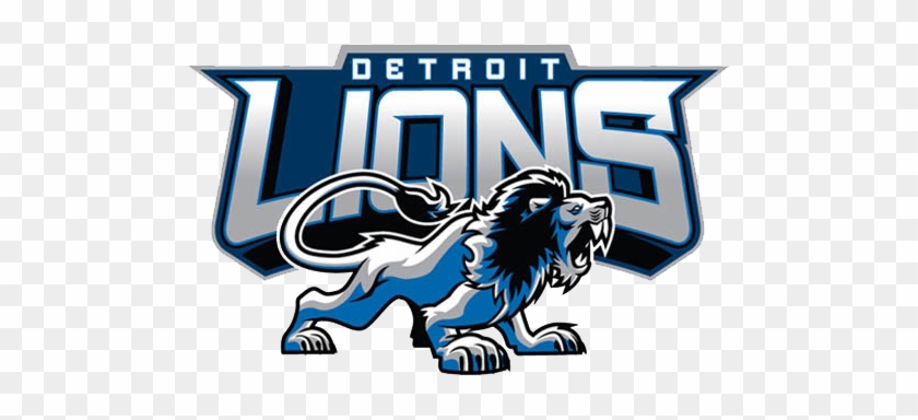 Detroit Lions Team Logo Mini Decal - New Detroit Lions Logo #333659