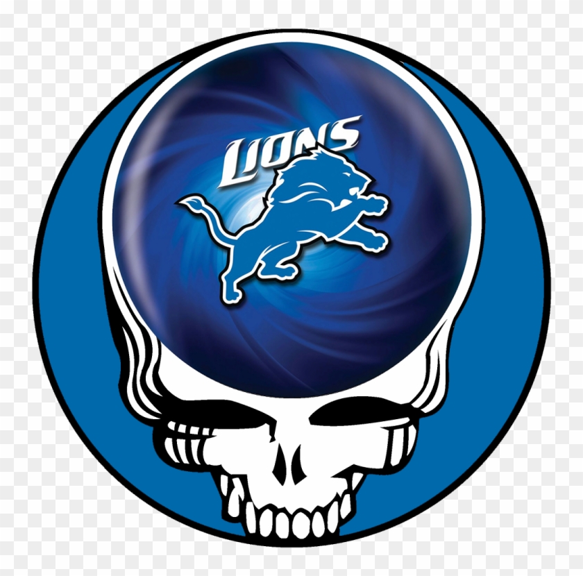 Detroit Lions Skull Logo Decals Stickers - Grateful Dead Steal Your Face Pink Floyd #333731