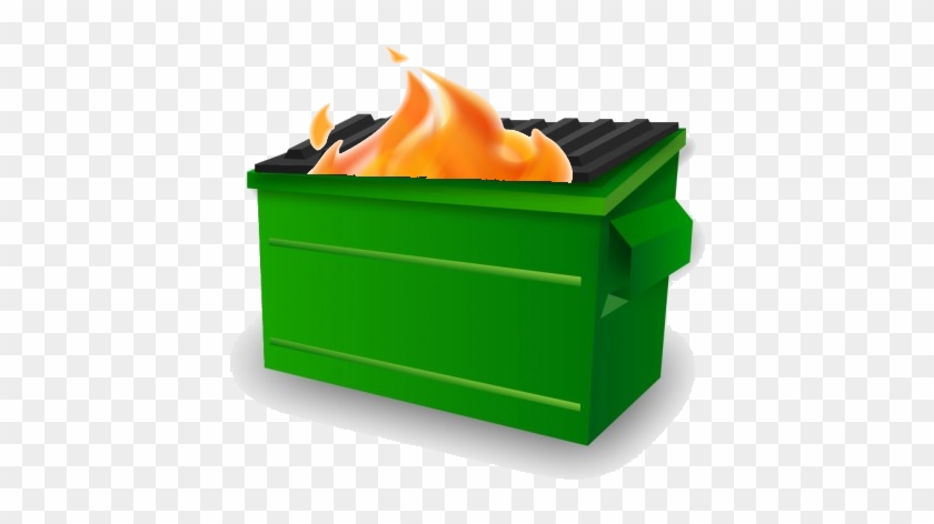 Dumpsterfire Fantasy Football - Dumpster Fire Emoji Slack #333746