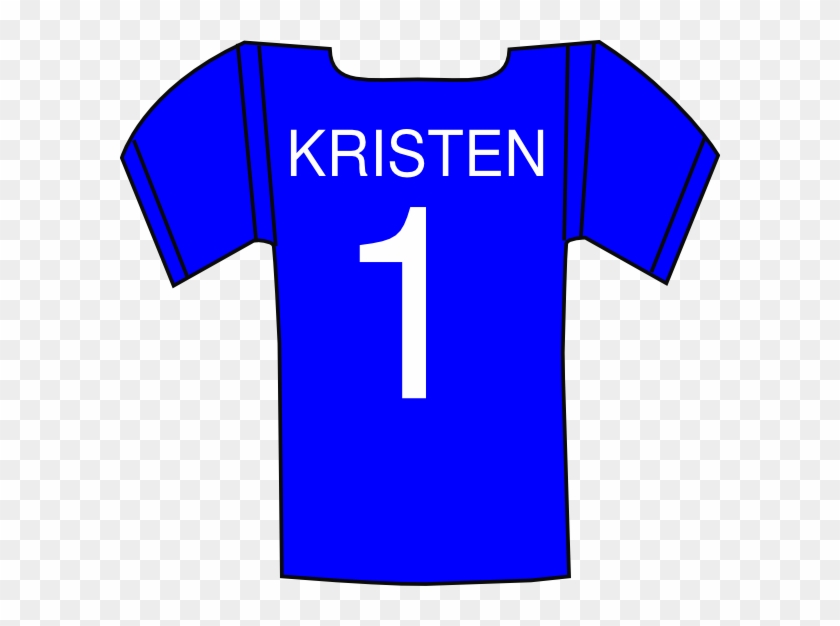 Jersey Kristen Clip Art - Football Shirt Clip Art #333795