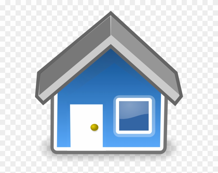 Blue House Clip Art - Blue House Vector Transparent #333801