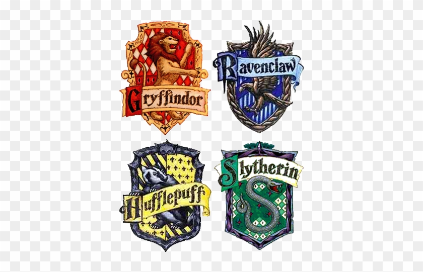 4 Houses Of Hogwarts School Of Witchcraft And Wizardry Harry Potter 