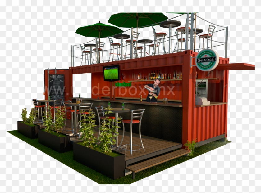 Box 01 Restaurante / Bar Terraza Superior - Png Shipping Container Restaurant #333873