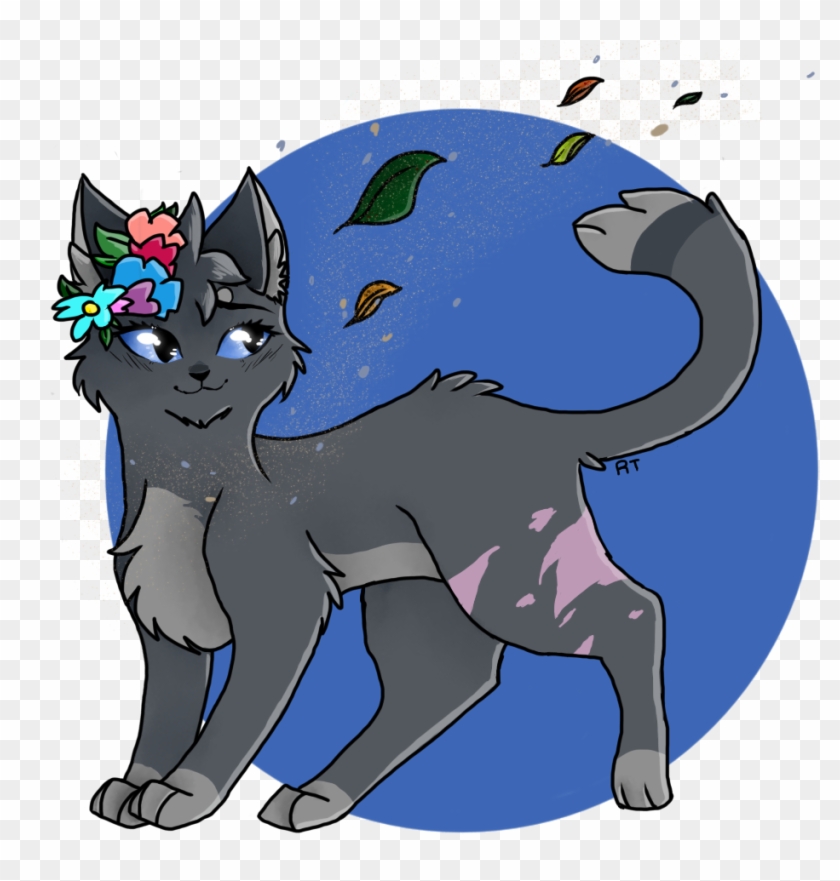 Cinderpelt In A Flower Crown By Animeadore123 On Deviantart - Cartoon #333977