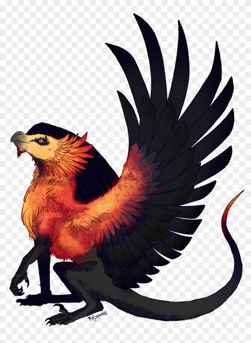 Bearded Vulture Dragon Done Art Trade By Art And Medicine - Dragon Bird Bearded Vulture #334003