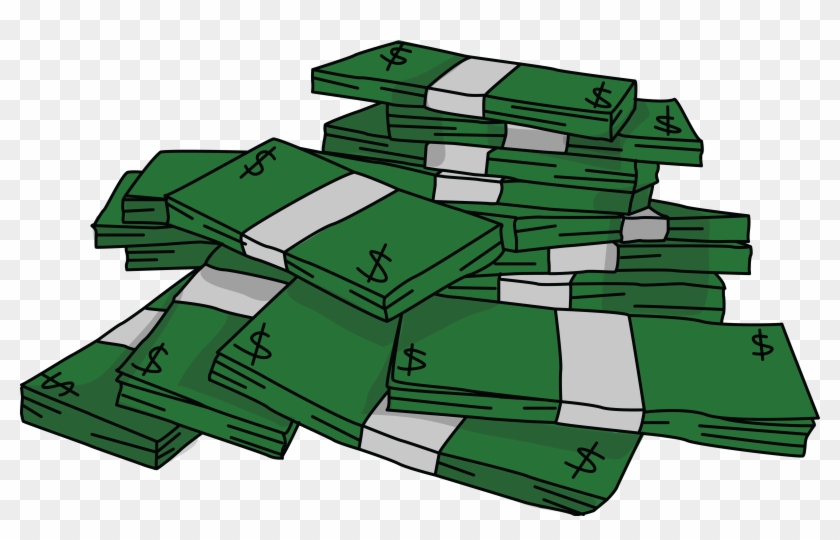 Money Bag Animation Stock Footage Clip Art - Stacks Of Money Clip Art #334246