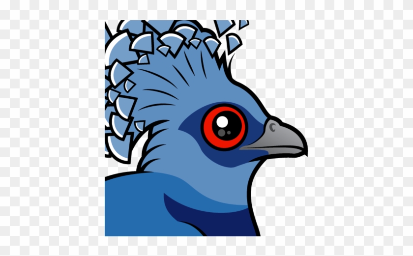 About The Victoria Crowned Pigeon - Cartoon Crowned Pigeon #334470