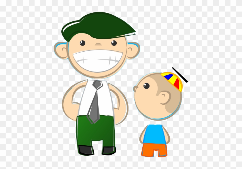 Father - Dad And Son Clipart #334543