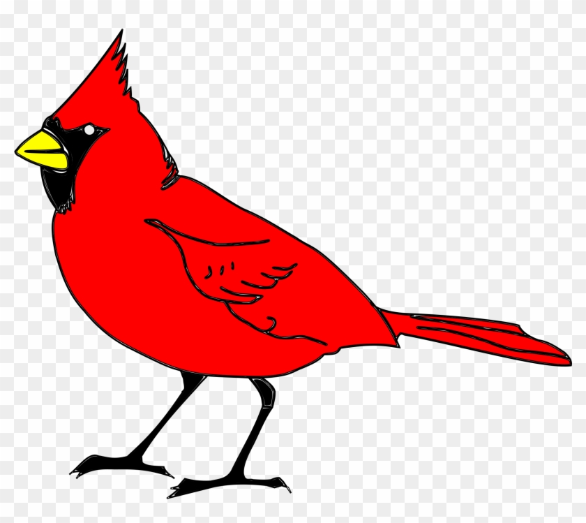 Bird Northern Cardinal Clip Art - Bird Northern Cardinal Clip Art #334600