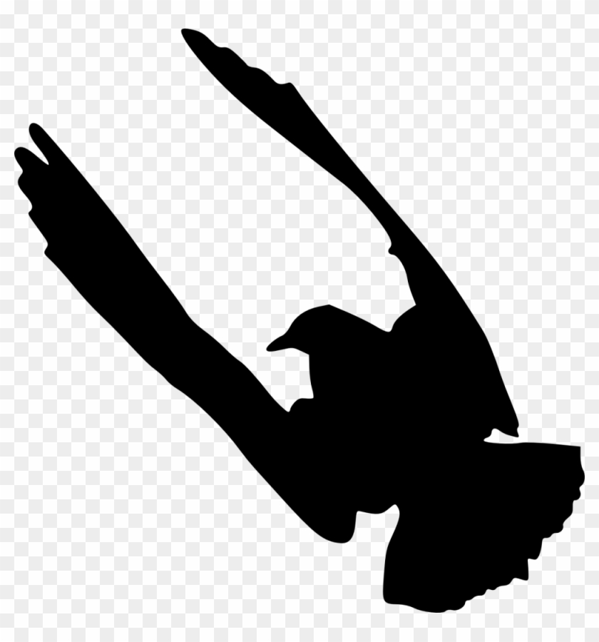 Silhouette Bird Clip Art - Silhouette Bird Clip Art #334604