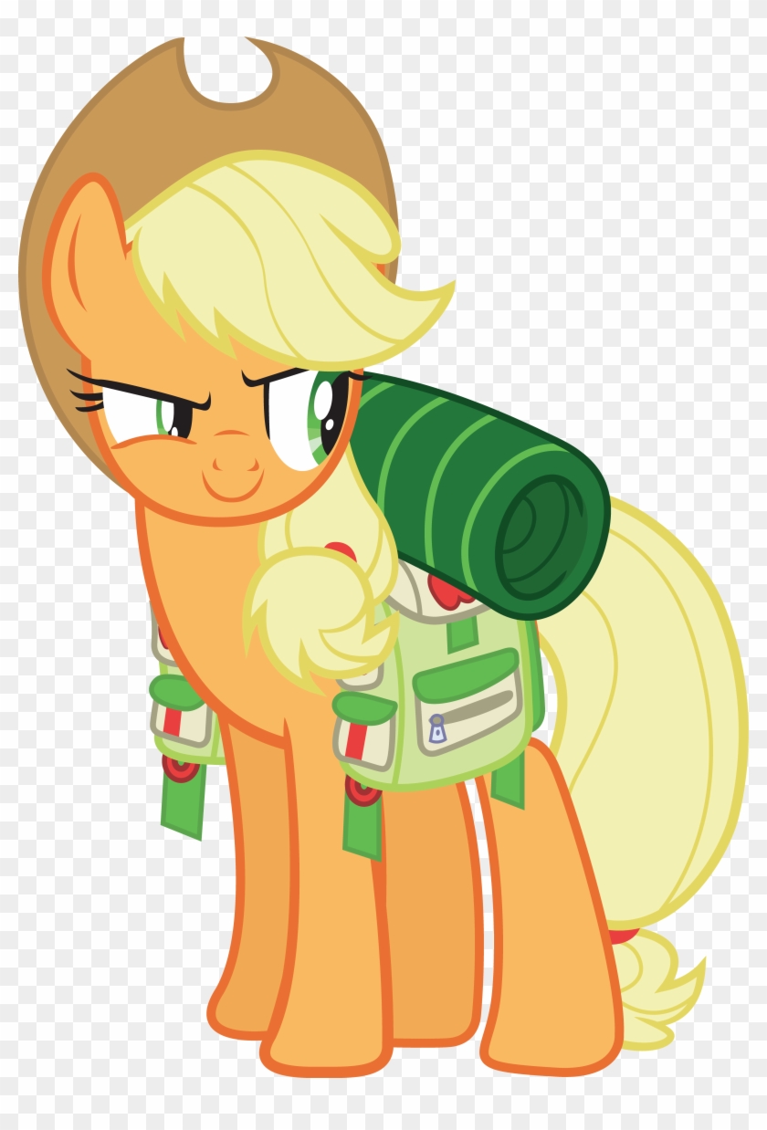 Camping Applejack By The Crusius Camping Applejack - Applejack Smile Vector #334681