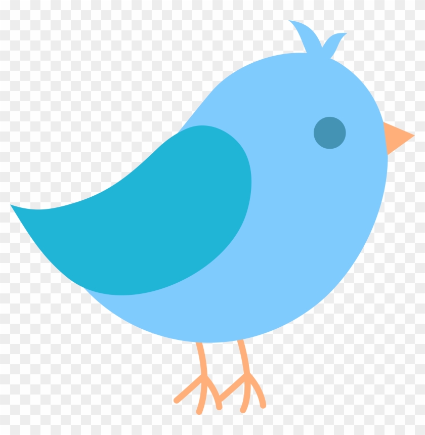 Cute Blue Bird Clip Art - Portable Network Graphics #334797