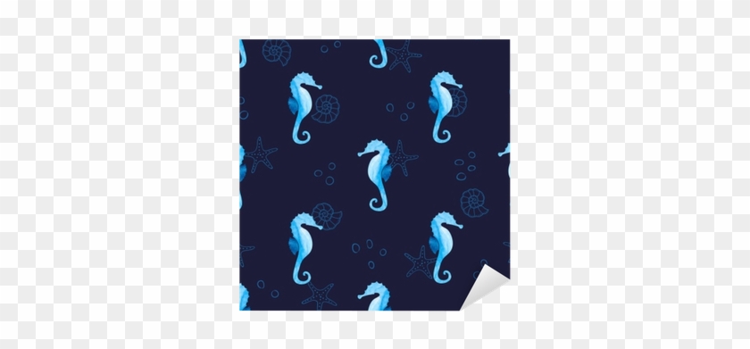 Vinilo Pixerstick Acuarela Azul De Patrones Sin Fisuras - Swim Outlet Backgrounds #334935