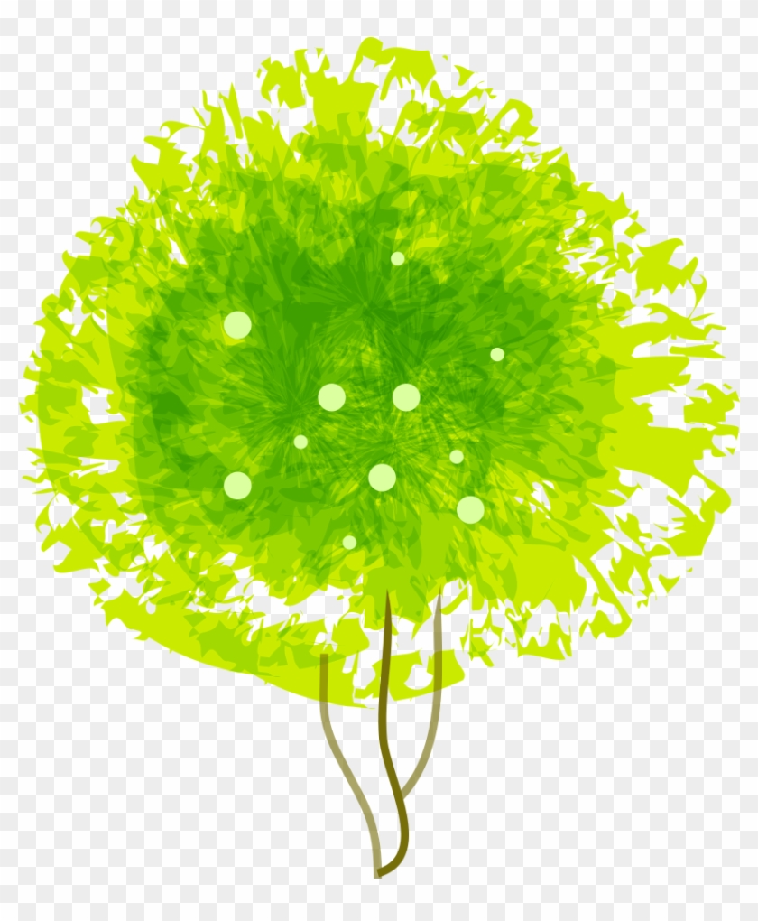 Green Dandelion Clip Art - Green Dandelion Clip Art #335095