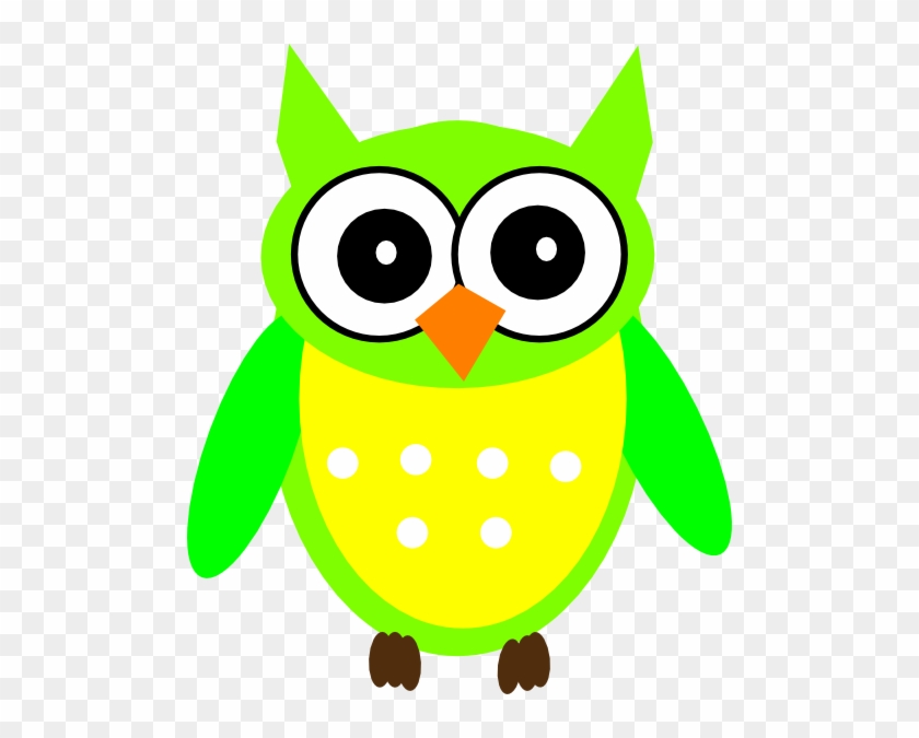 Owl Green Clip Art At Clker - Baby Owl Clip Art #335133