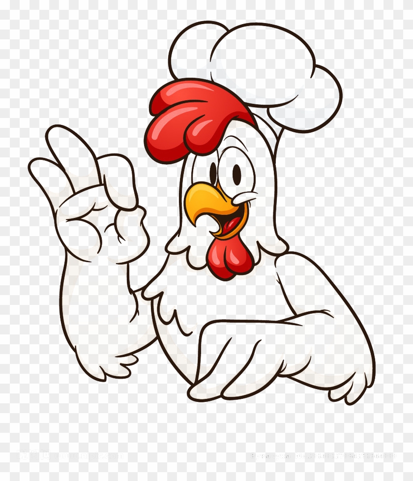 Chicken Meat Buffalo Wing Chef - Cartoon Chef Chicken #335162