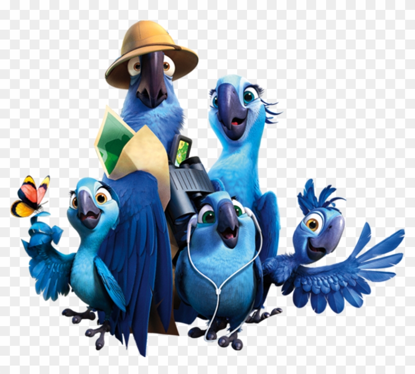 Rio Movie - Rio 2 Blu's Family - Free Transparent PNG Clipart Images  Download