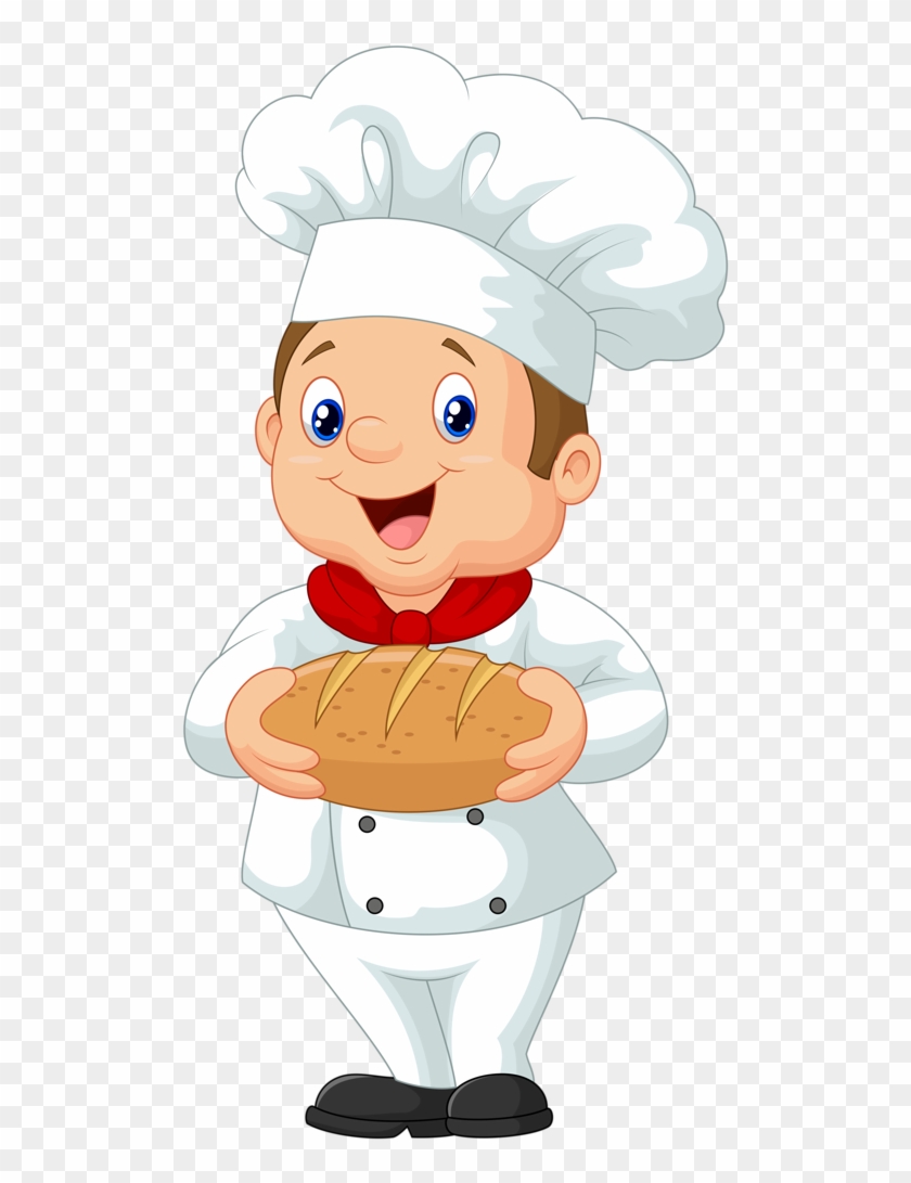 Chef And Chicken - Imagenes De Un Panadero Animado #335375