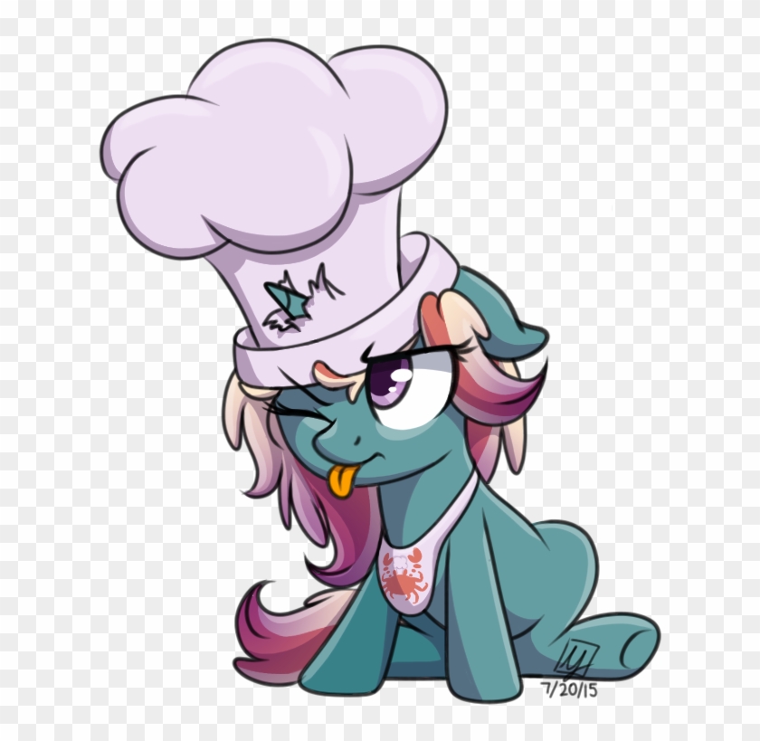 Spacechickennerd, Chef's Hat, Cute, Female, Filly, - Cartoon #335476