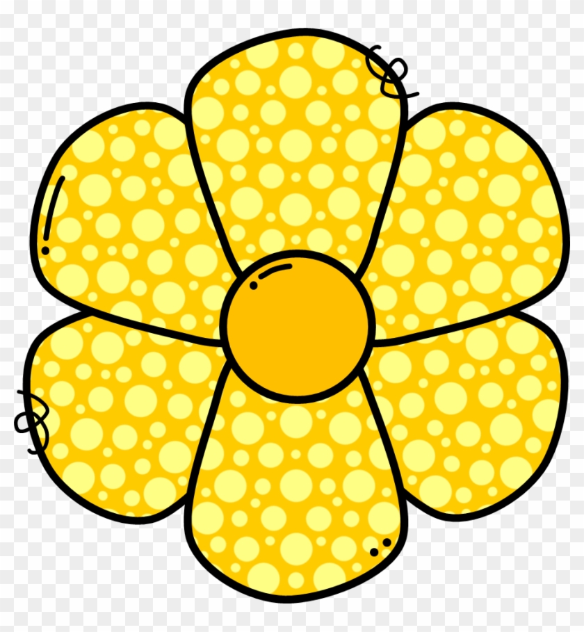 Fuzzy Dot Flower Yellow - Fuzzy Dot Flower Yellow #335499